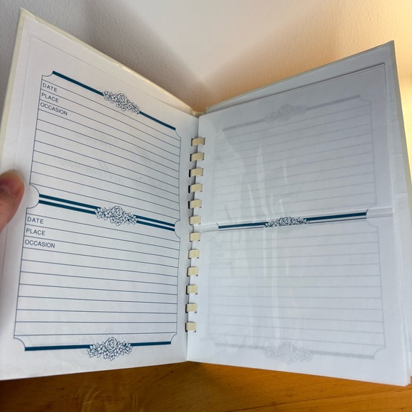 Vintage Baby Photo Diary Album Bunny Rabbit Shower Gift Present Memory Book - Picture 4 of 14